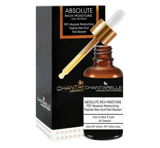 Chantarelle Absolute Moisturising Peptide Non-Acid Peel Booster Face & Neck & Eyes 30 ml 